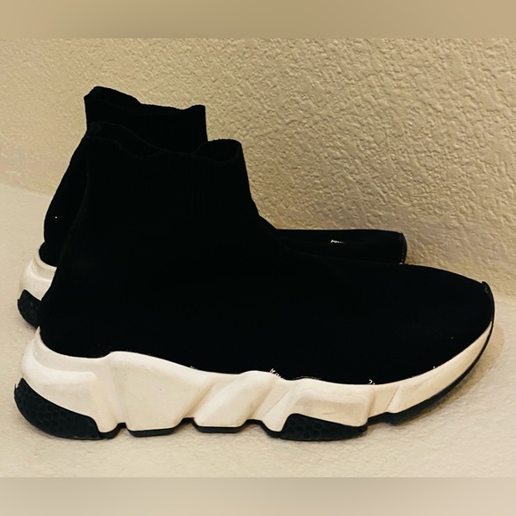 Balenciaga Black and White Sneakers